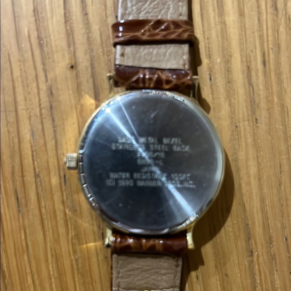 Armitron Bugs Bunny Watch with Brown Strap - Picture 3 of 3